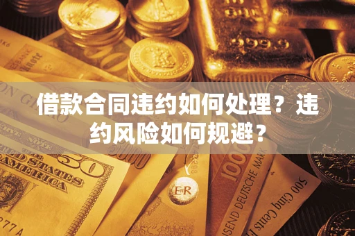 济南借款合同违约如何处理？违约风险如何规避？