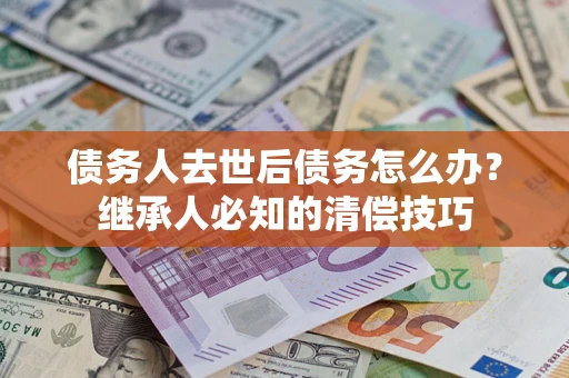 济南债务人去世后债务怎么办？继承人必知的清偿技巧